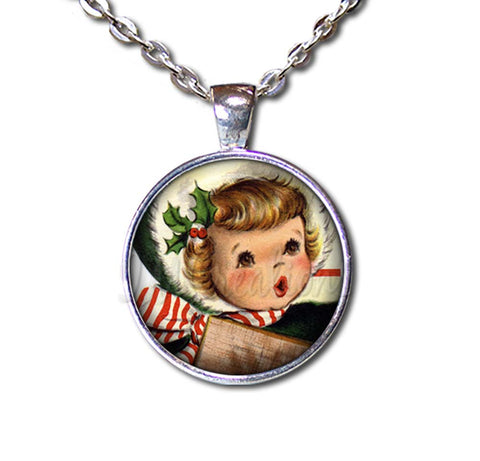 Vintage Design of Caroler Christmas