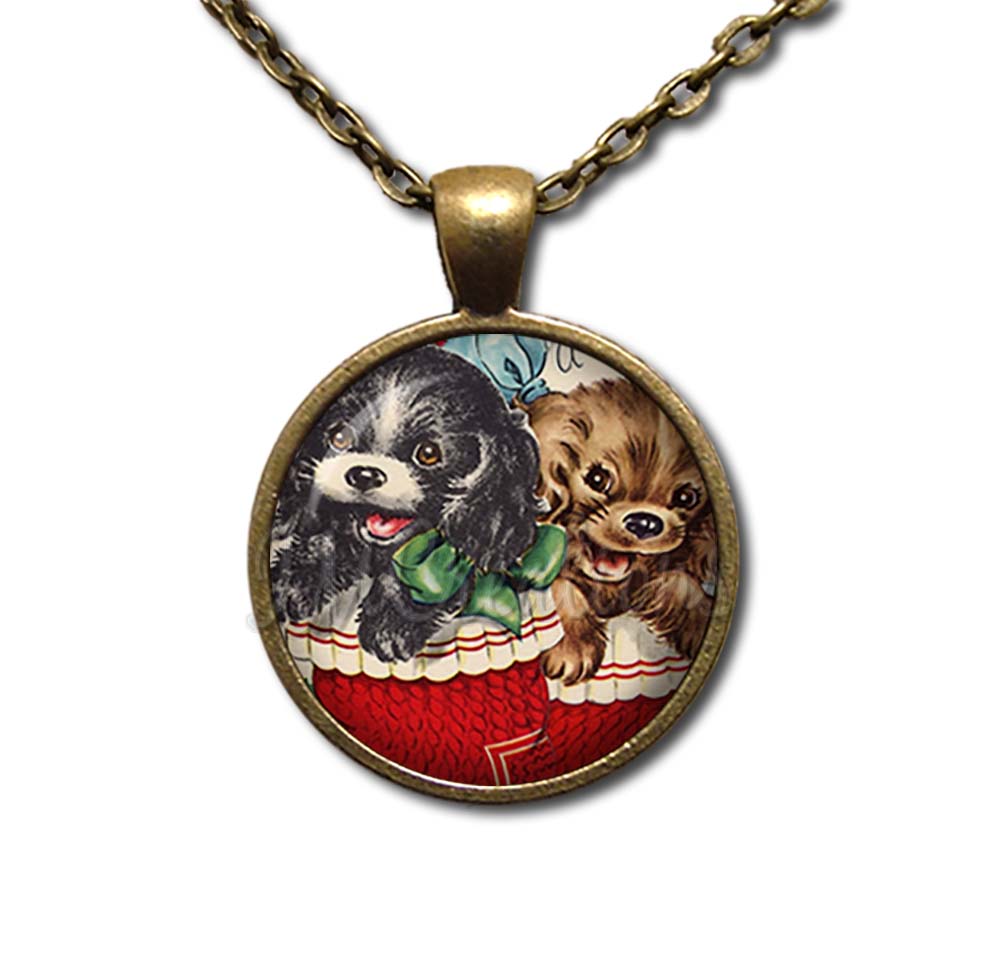 Holiday Pups in Stocking