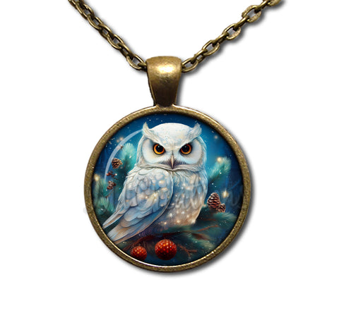 Stunning Holiday Snow Owl
