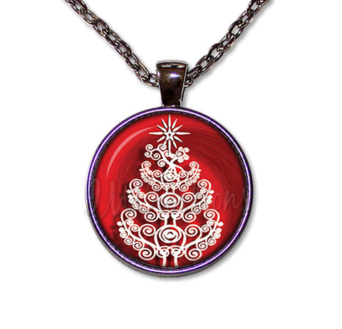 Swirly Whimsical Christmas Tree