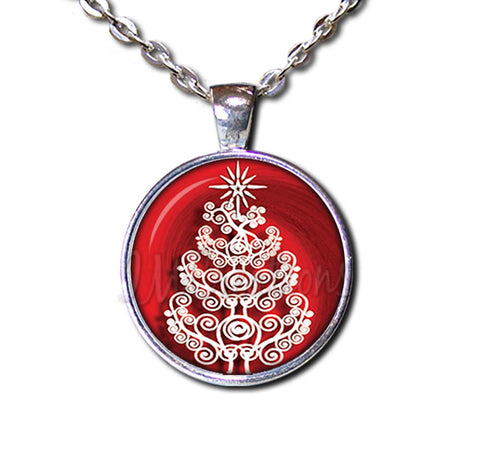 Swirly Whimsical Christmas Tree