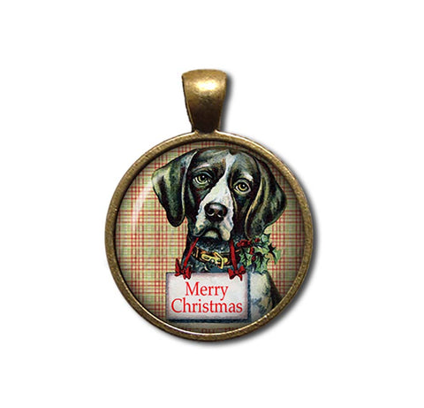 Retro Merry Christmas Dog