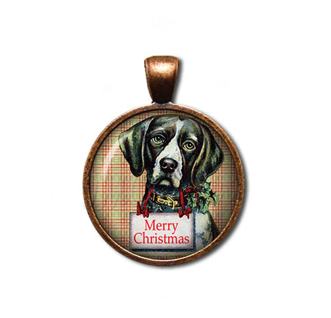 Retro Merry Christmas Dog