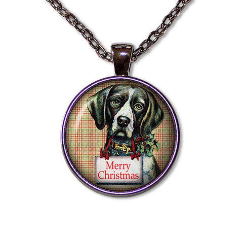 Retro Merry Christmas Dog