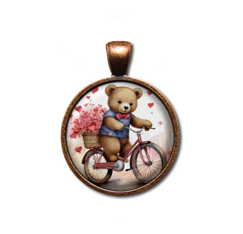 Teddy Bear Heart Basket