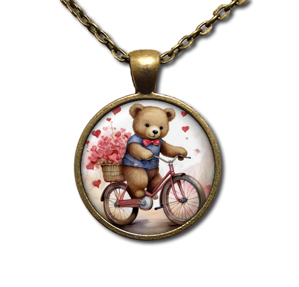 Teddy Bear Heart Basket