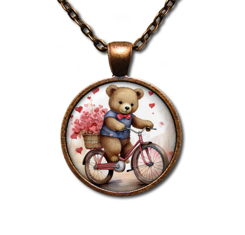 Teddy Bear Heart Basket