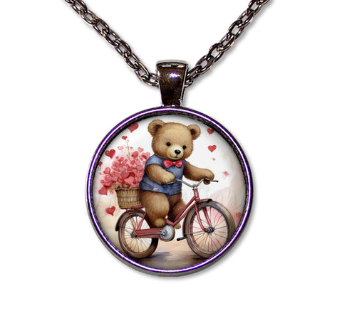 Teddy Bear Heart Basket