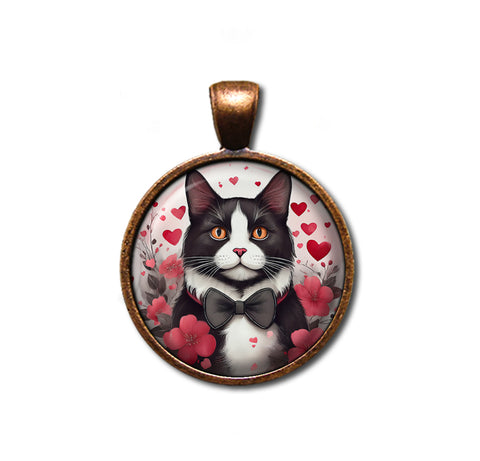 Cute Bowtie Tuxedo Cat