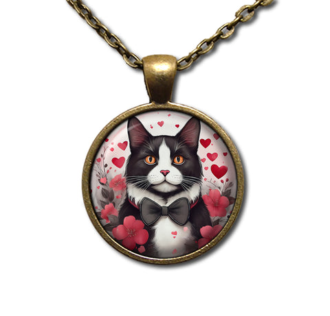 Cute Bowtie Tuxedo Cat