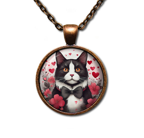 Cute Bowtie Tuxedo Cat