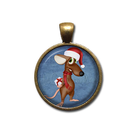 Whimsical Christmas Critter Rat
