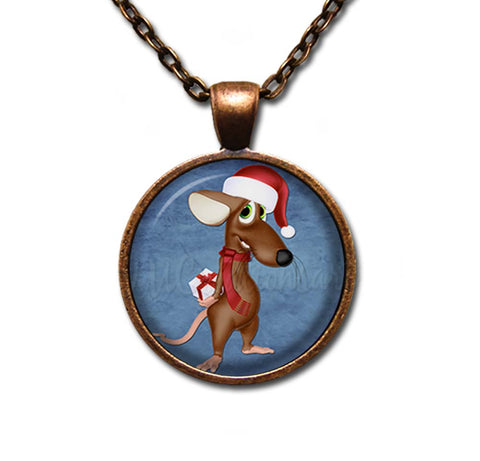 Whimsical Christmas Critter Rat