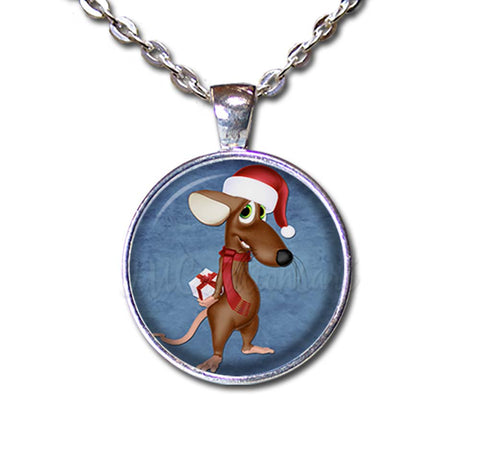 Whimsical Christmas Critter Rat