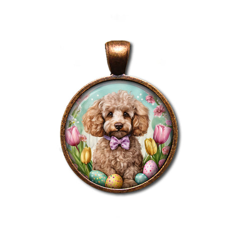 Easter Cute Poodle Doggie
