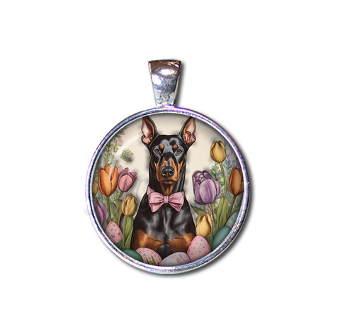 Easter Sweet Doberman Dog