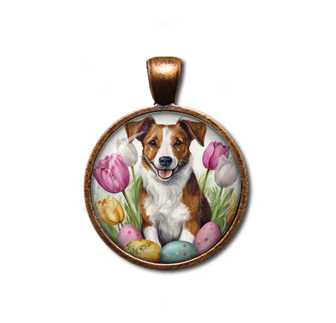 Easter Adorable Russell Terrier