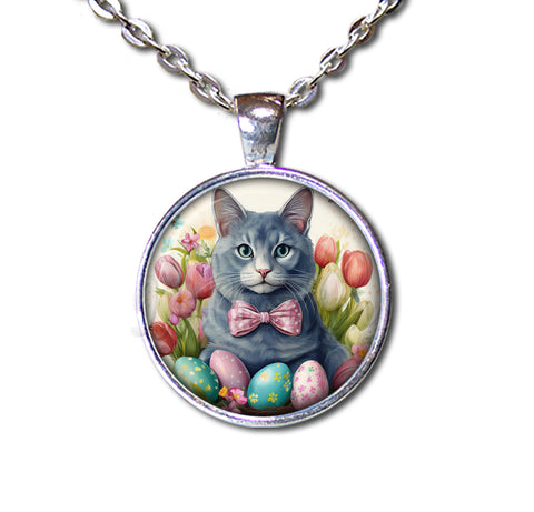 Easter Russian Gray Blue Cat