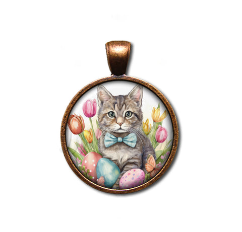 Easter Theme Tabby Cat Lovers