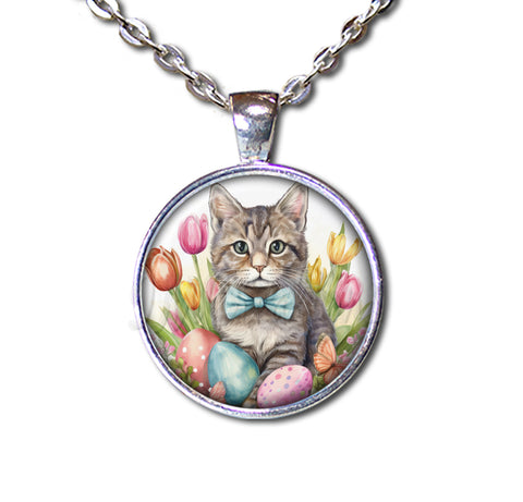 Easter Theme Tabby Cat Lovers