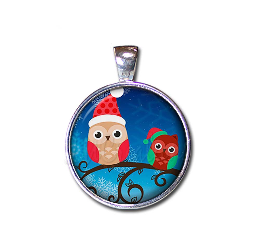 Sweet Christmas Tree Owls