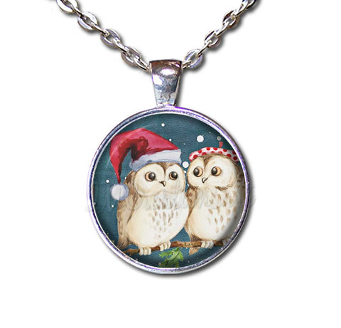 Couple of Santa Owls