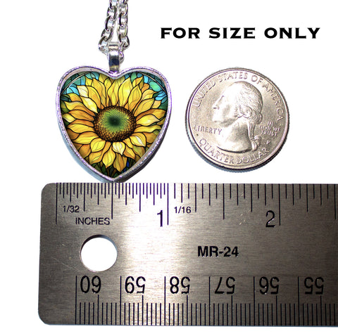 Faux Stained Glass Sunflower