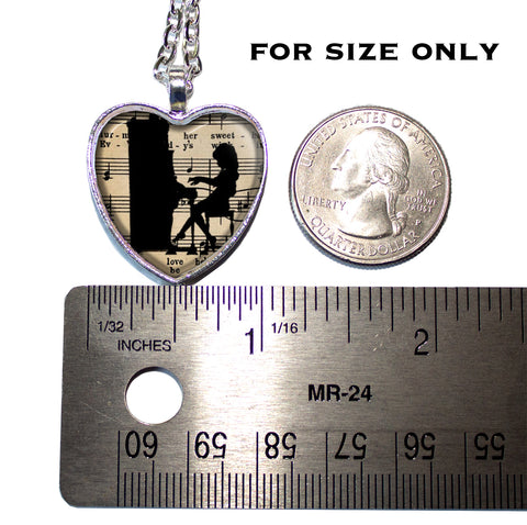 Silhouette Piano Player