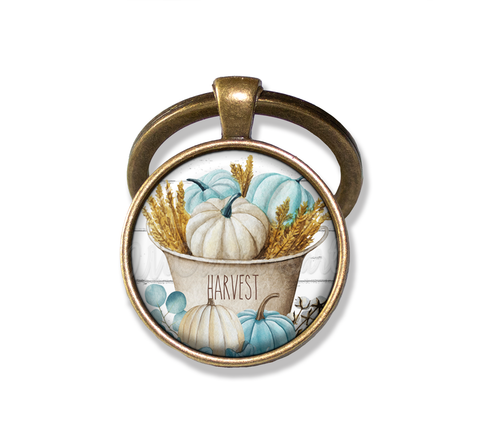 Autumn Harvest Blue Tan