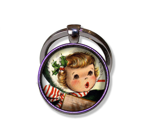 Vintage Design of Caroler Christmas