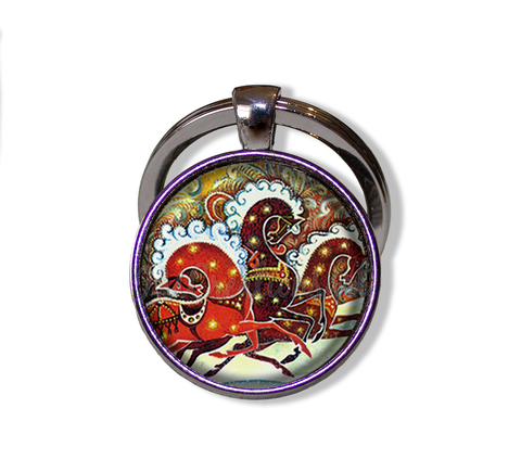 Vintage Russian Folk Art Reindeer