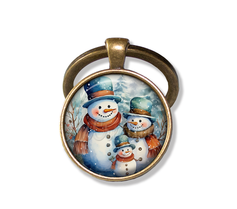 Winter Wonderland Snowman Family