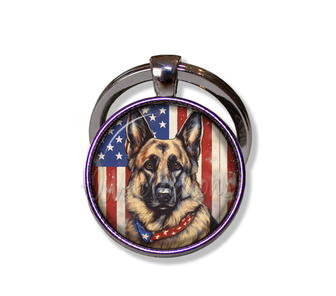 Patriotic German Shepherd