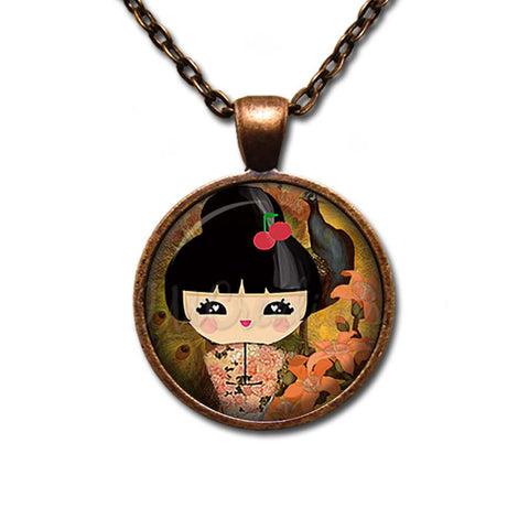 Kokeshi Doll in Autumn