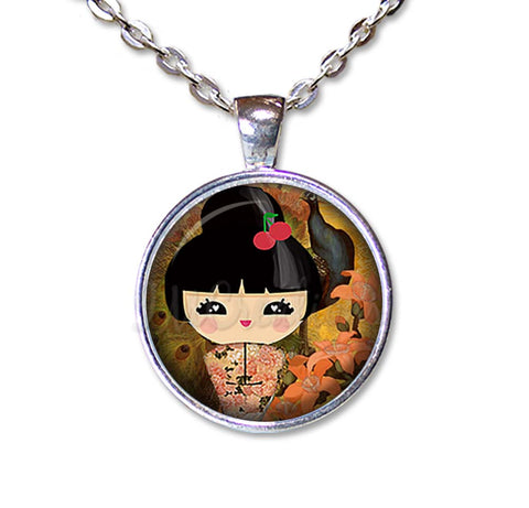 Kokeshi Doll in Autumn