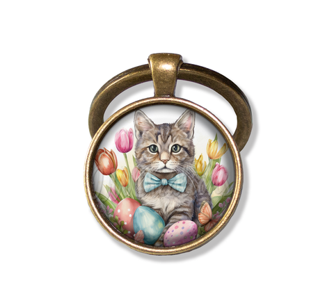 Easter Theme Tabby Cat Lovers