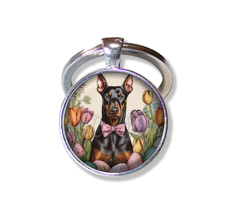 Easter Sweet Doberman Dog