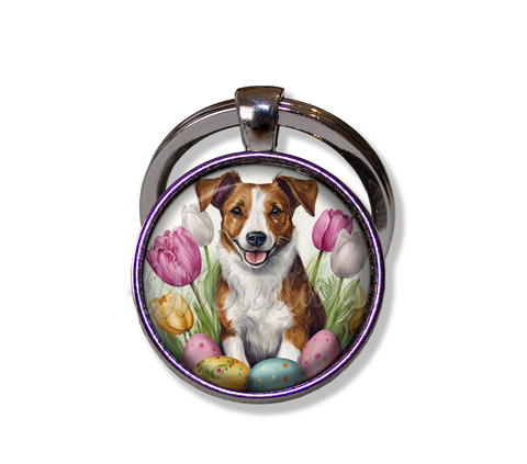 Easter Adorable Russell Terrier