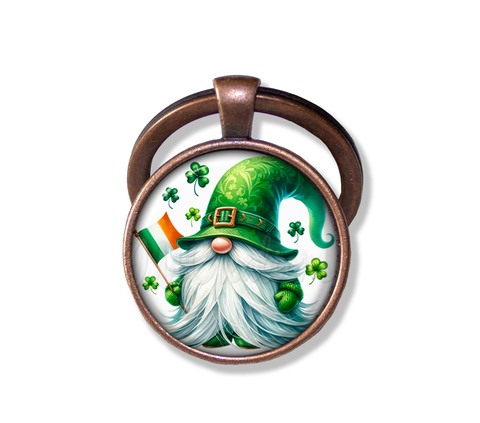St Patrick's Day Gnome with Irish Flag