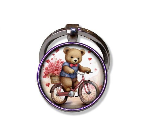 Teddy Bear Heart Basket