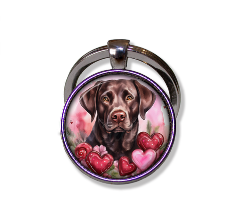 Sweet Valentine Chocolate Lab