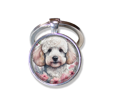 Poodle Dog Shabby Chic