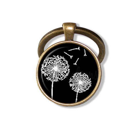 Dandelion Black and White