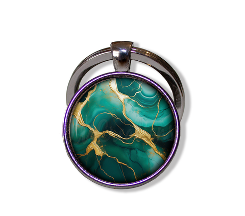 Faux Kintsugi Style Emerald