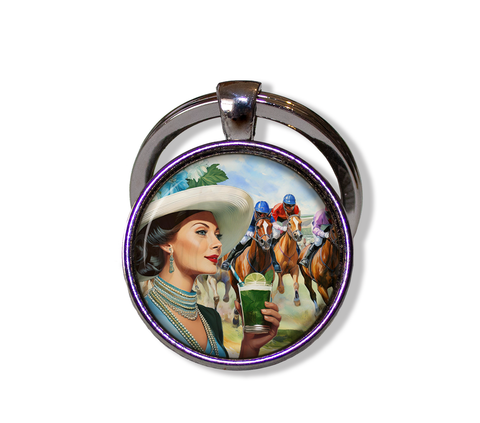 Vintage Style Horse Racing Mint Drink