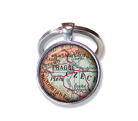 Vintage Map of Prague