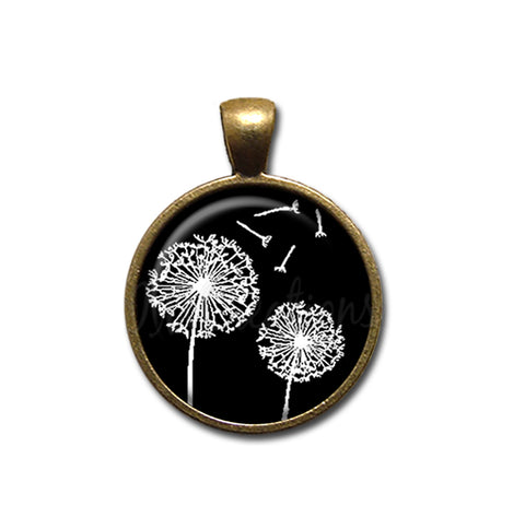 Dandelion Black and White