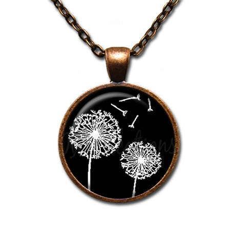 Dandelion Black and White