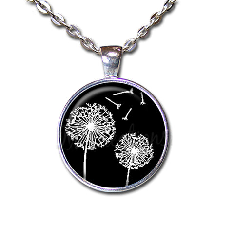 Dandelion Black and White