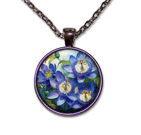 Art Nouveau Passion Flowers